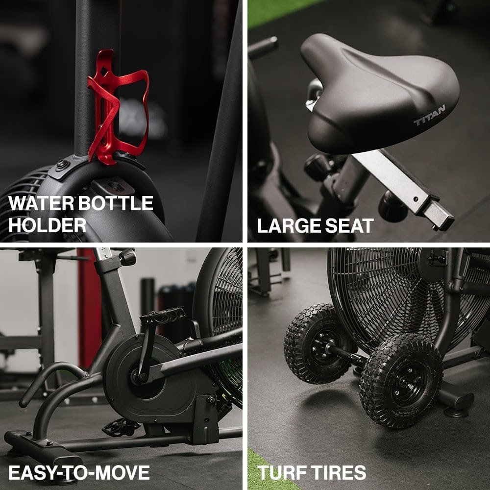 Titan Fitness Fan Bike Indoor Outdoor - Image 6