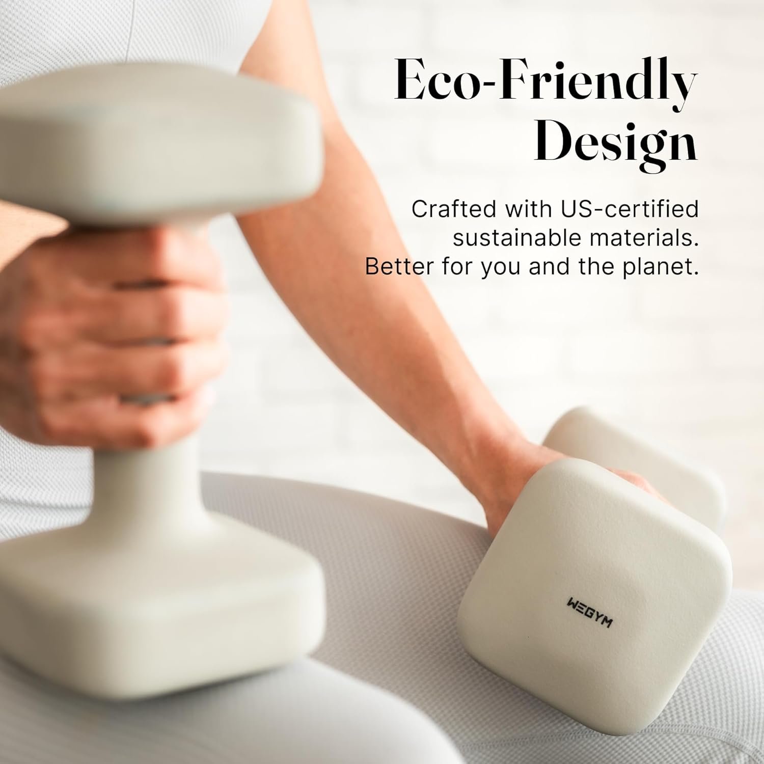 WeGym SafeGrip Square Dumbbells with Anti Slip Handles 5