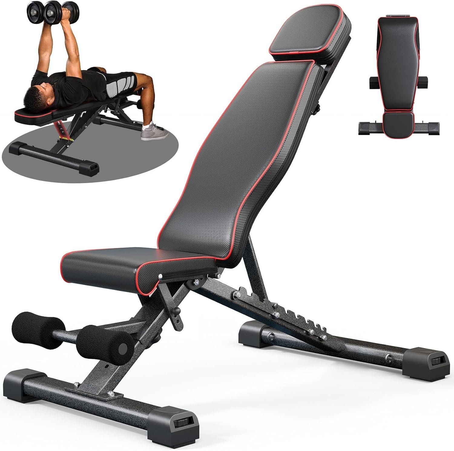 YOLEO 880LB Adjustable Weight Bench for Bench Press