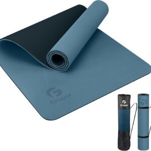 Yoga Mat Non Slip Eco Friendly Fitness Exercise Mat with Carrying Strap