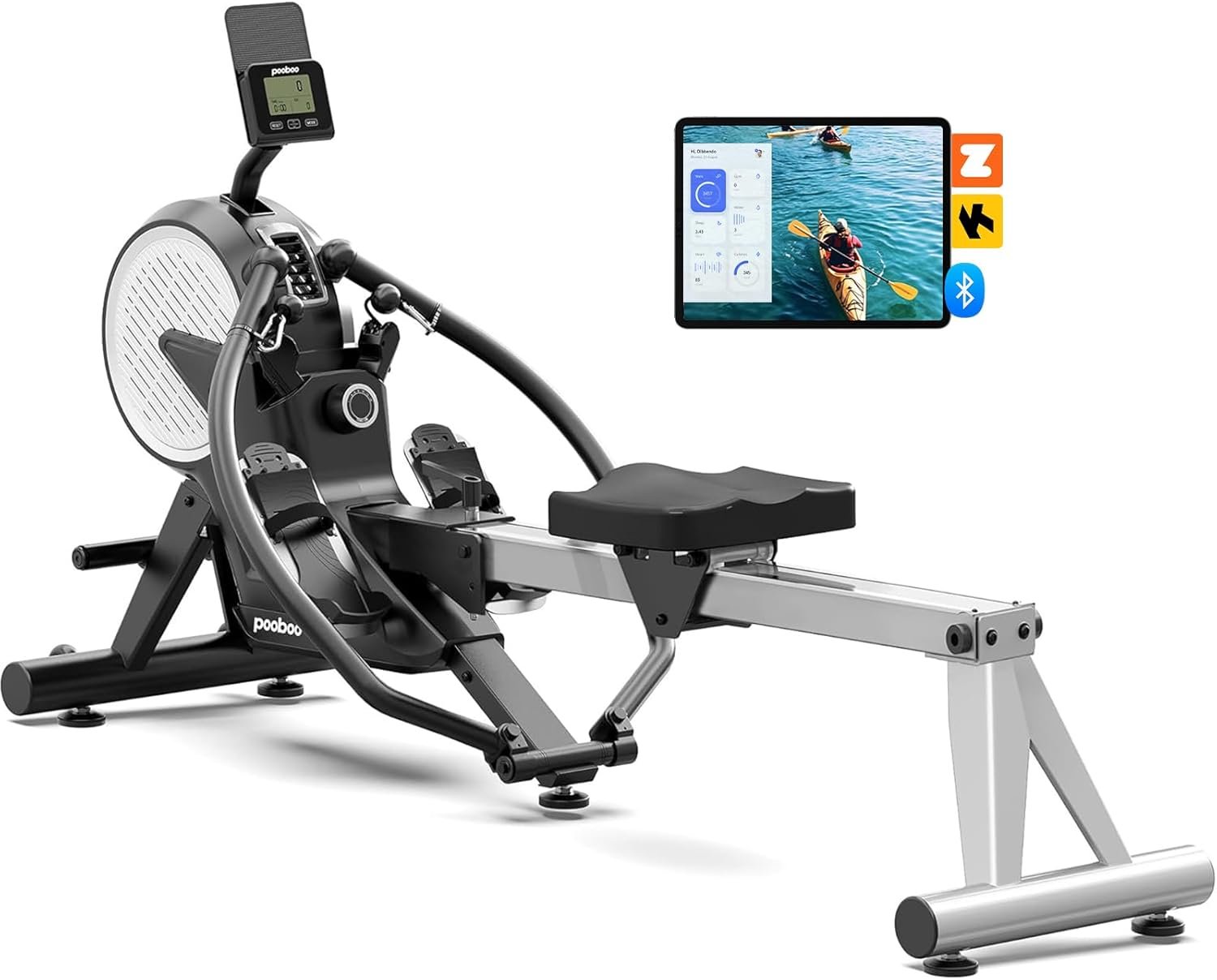 Pooboo Magnetic Rowing Machine