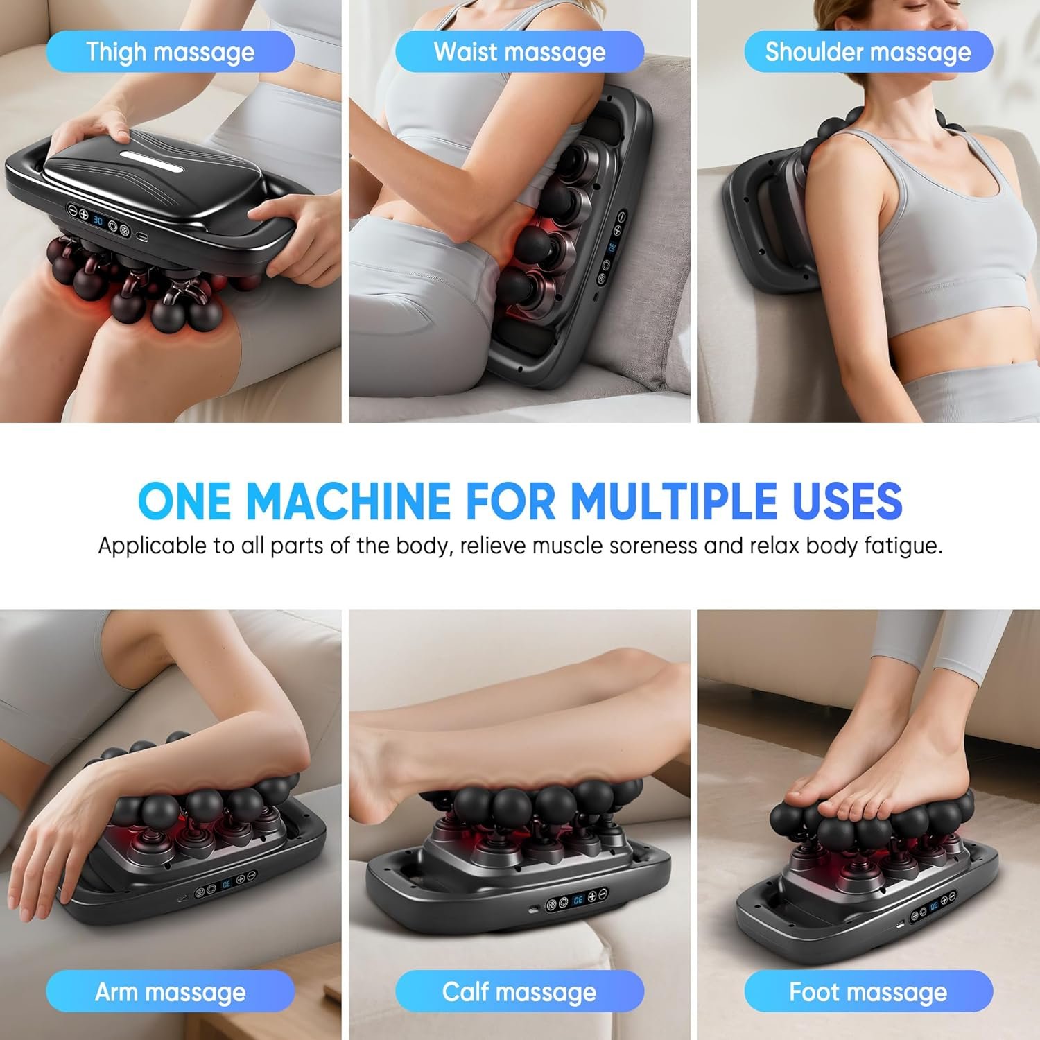 20-Head Massage Gun Set Deep Tissue Massager - Image 8