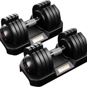 22LBS/25LBS/52LBS Single/Pair Adjustable Dumbbells Set Premium
