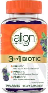 Align Probiotic 3-in-1 Biotic Gummies