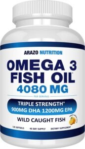 Arazo Nutrition Wild Caught Omega 3 Fish Oil