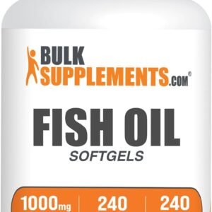 BulkSupplements Fish Oil 1000mg Softgels