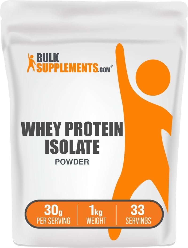 BulkSupplements Whey Protein Isolate Powder