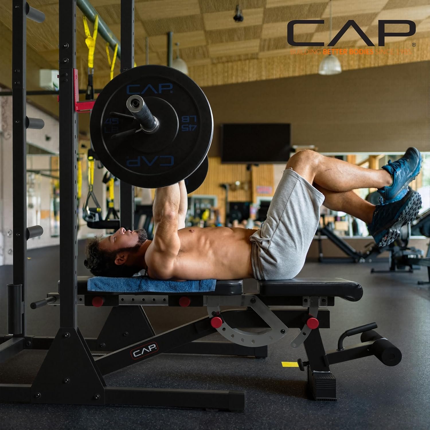 Cap Barbell Power Rack with Pull Up Bar - Image 10