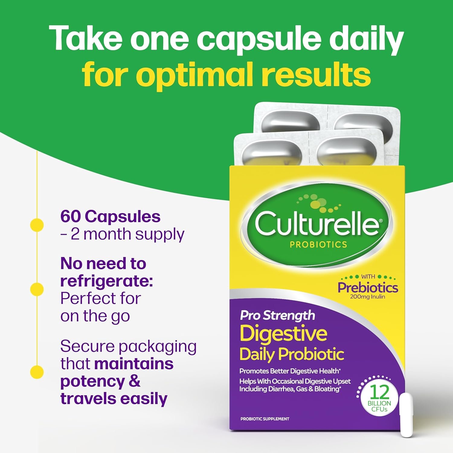 Culturelle Pro Strength Daily Probiotics For Digestive Health - Image 7