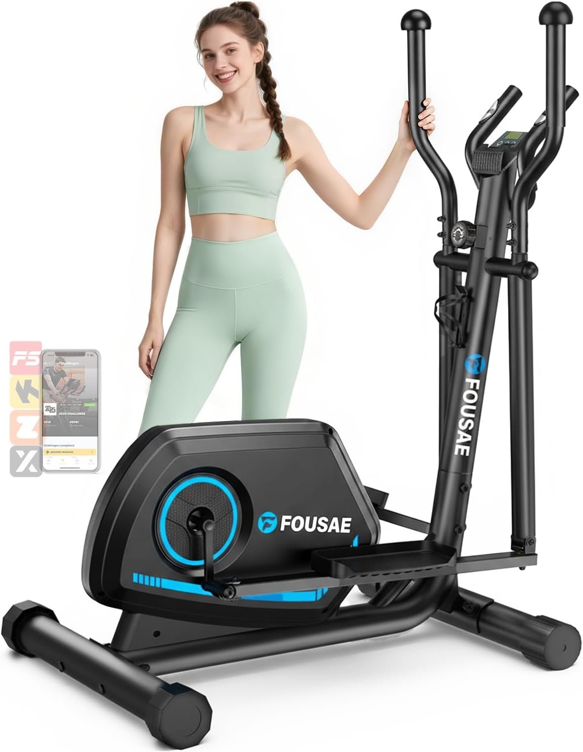 Elliptical Exercise Machine 16-Level Magnetic Resistance 1