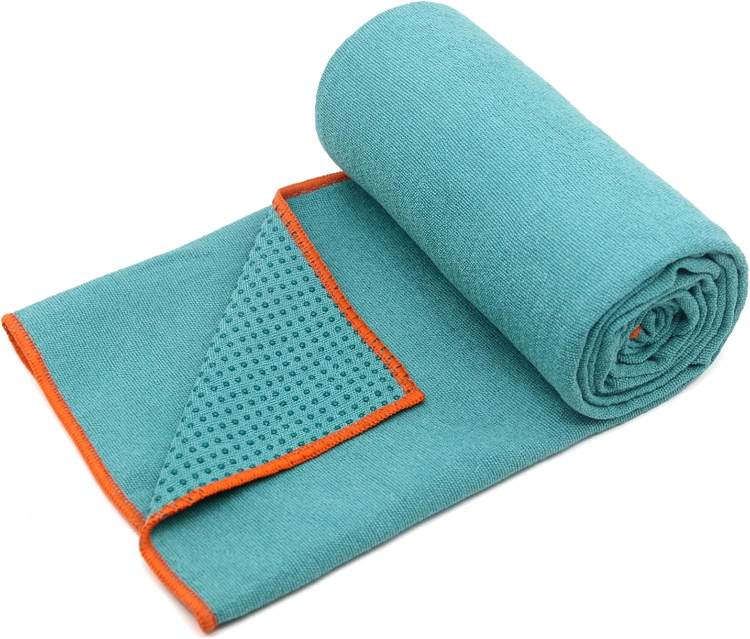 Eunzel Hot Yoga Towel Microfiber Non Slip Yoga Mat Towel