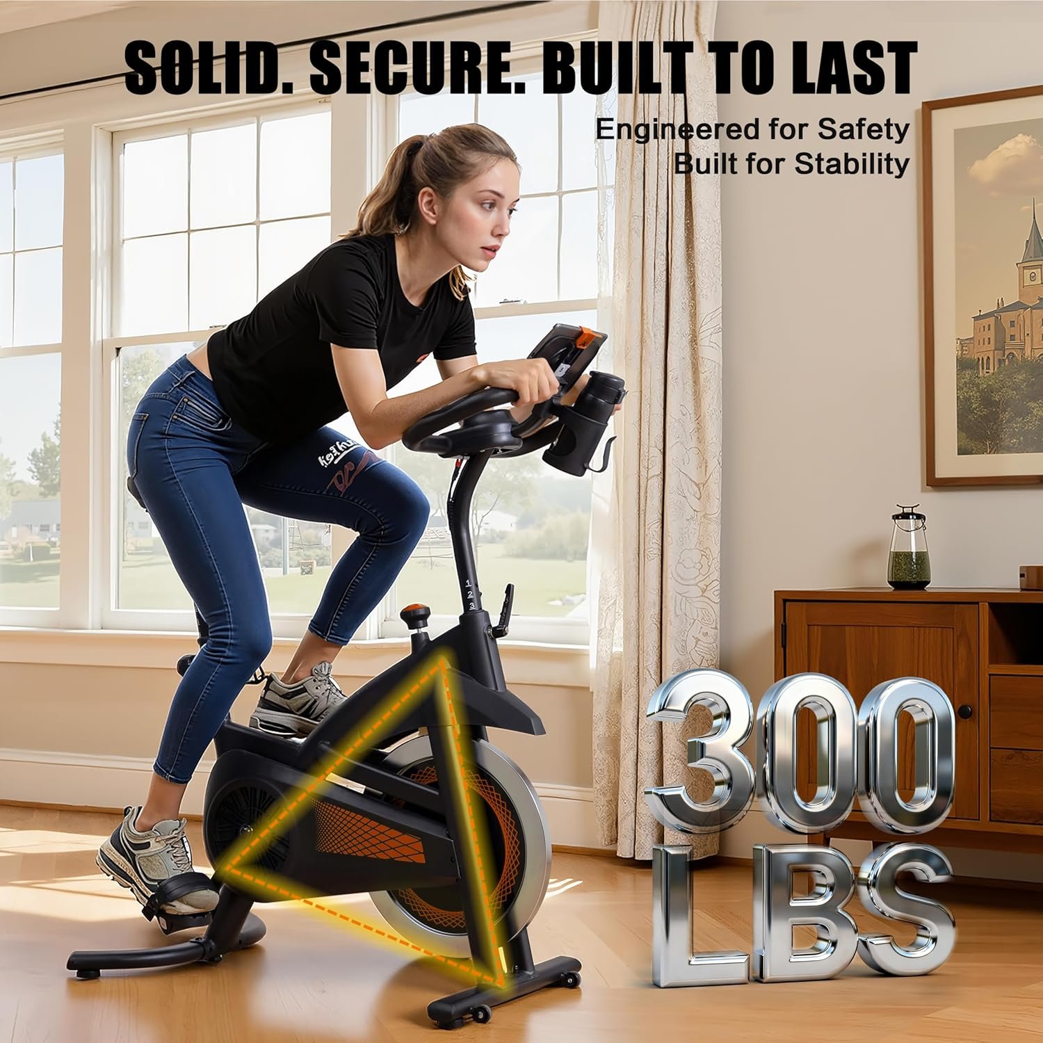 Exercise Bike Stationary Bike Indoor Cycling Bicycle - Image 5