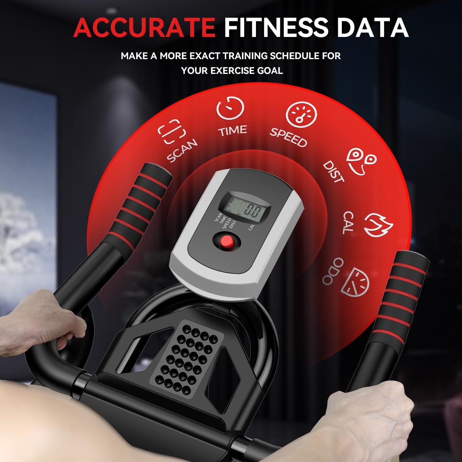 Exercise Bike Pooboo Stationary Bike for Home Gym - Image 6