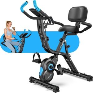 Foldable Exercise Bike Multifunctional Indoor Stationary Bike 1