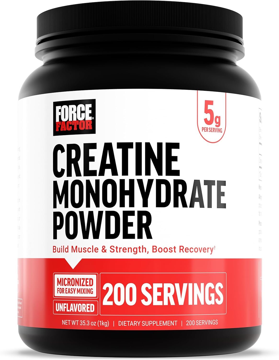 Force Factor Creatine Monohydrate Powder