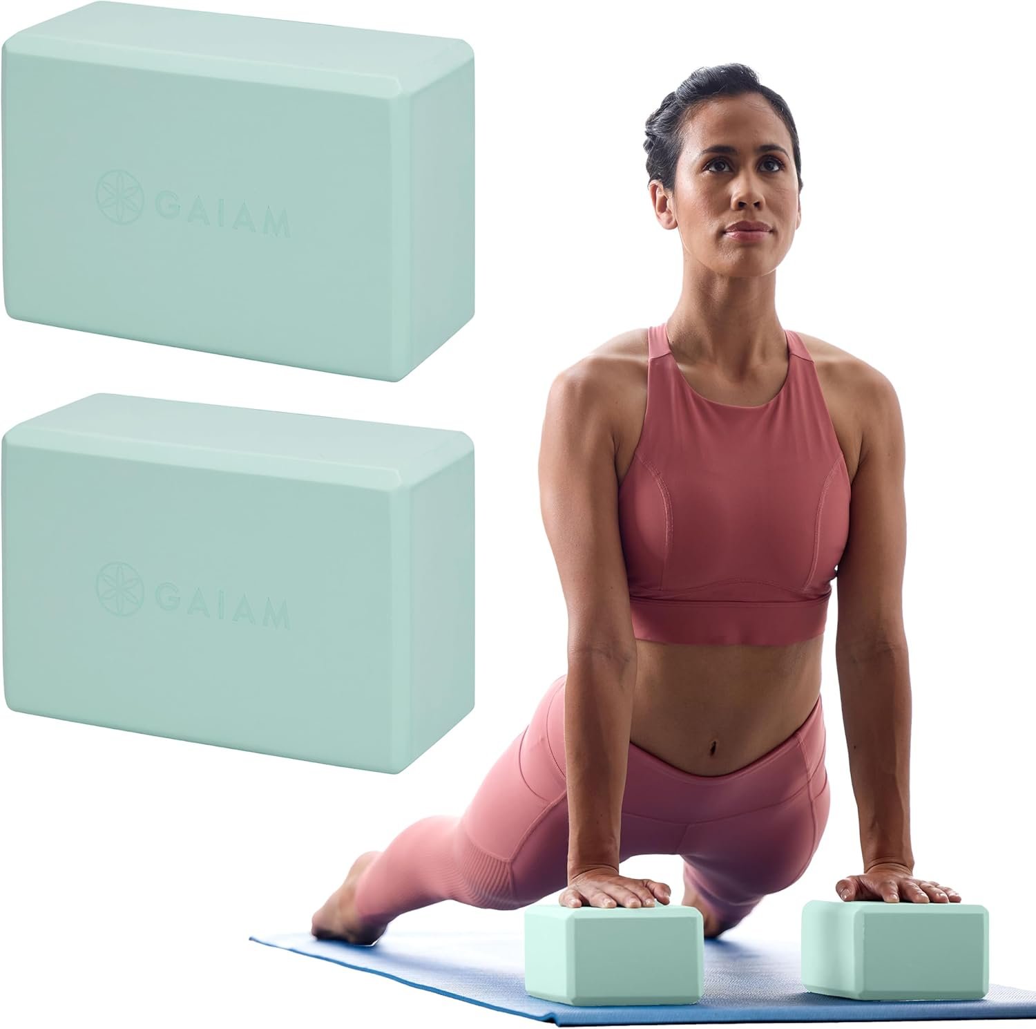Gaiam Yoga Block Supportive Latex-Free Eva Foam 1