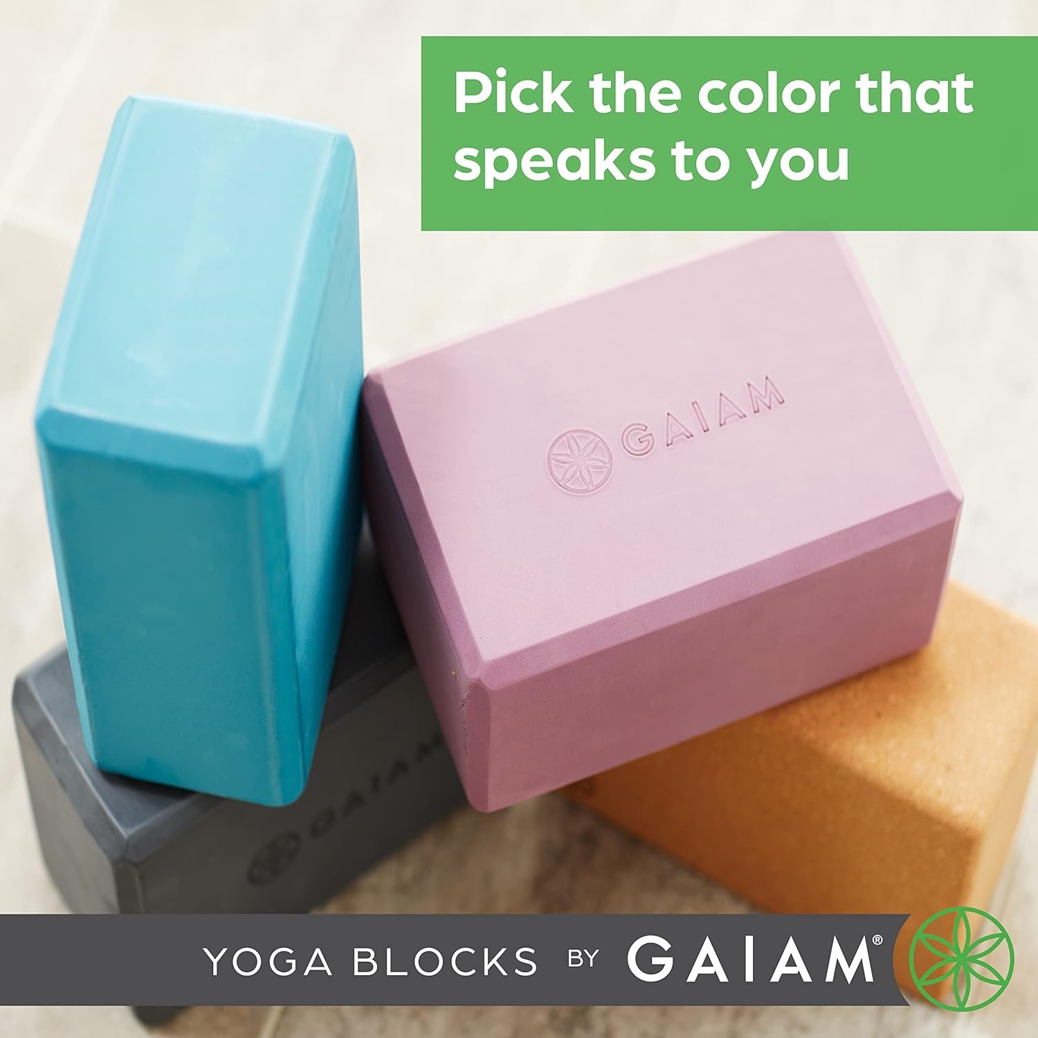 Gaiam Yoga Block Supportive Latex-Free Eva Foam - Image 4