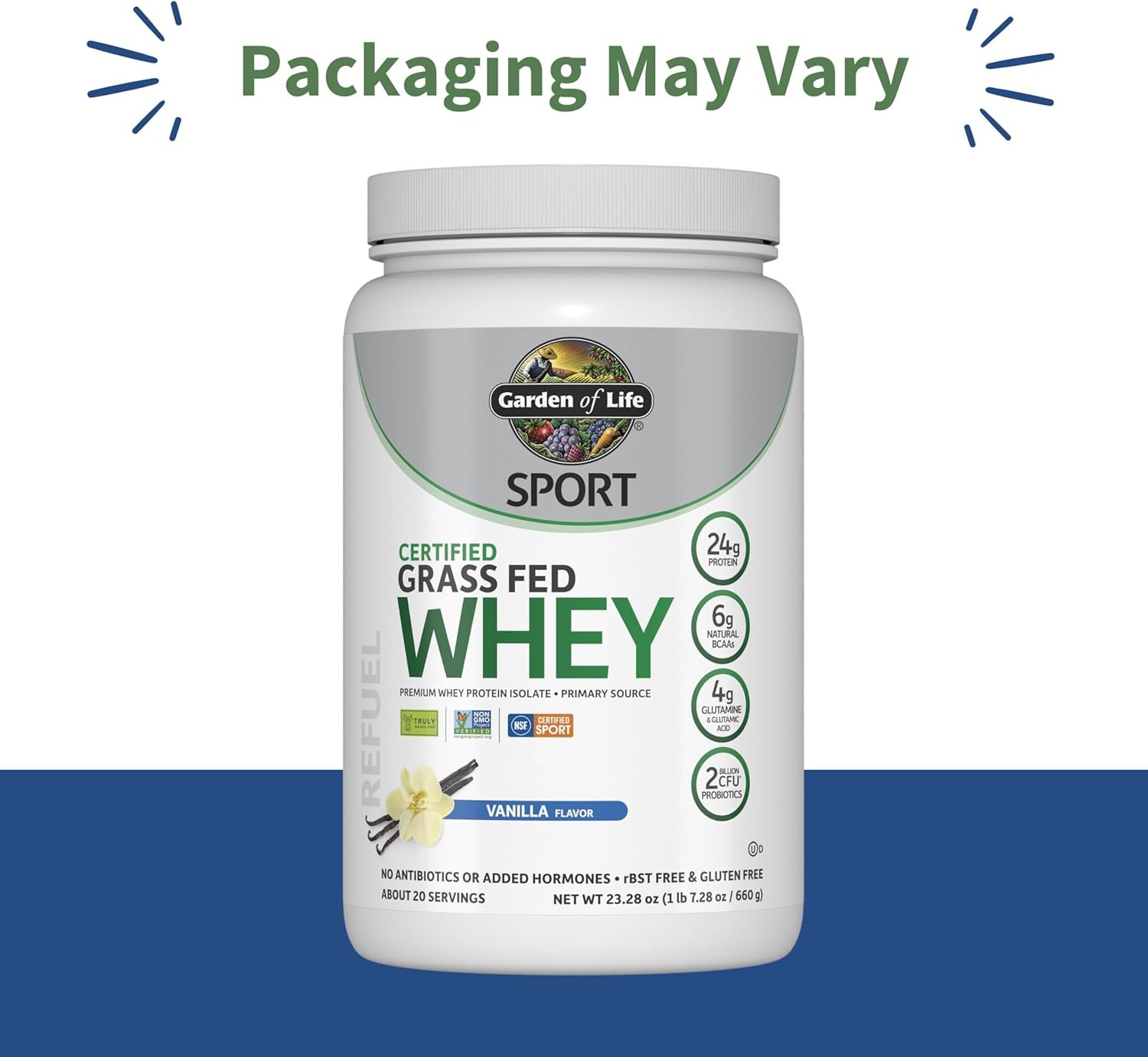 Garden of Life SPORT Whey Protein Powder Vanilla - Image 3