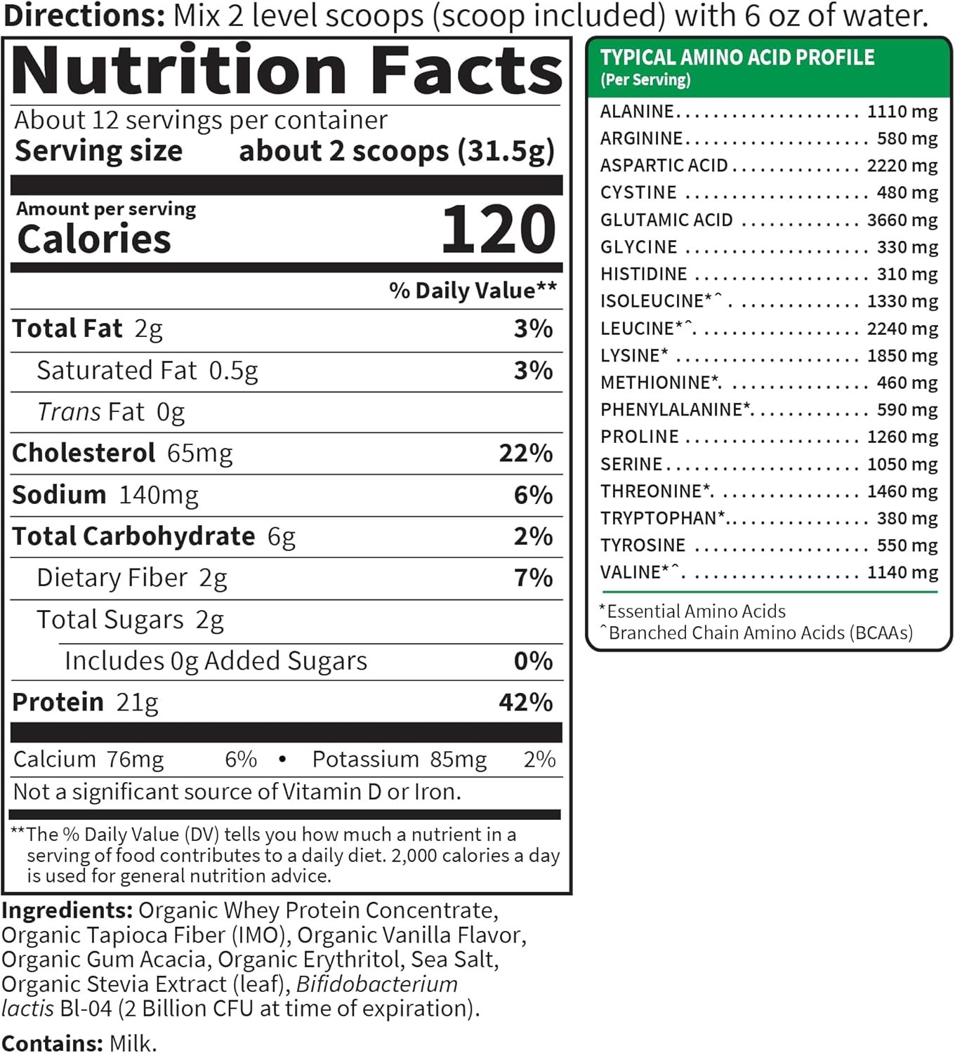 Garden of Life SPORT Whey Protein Powder Vanilla - Image 7