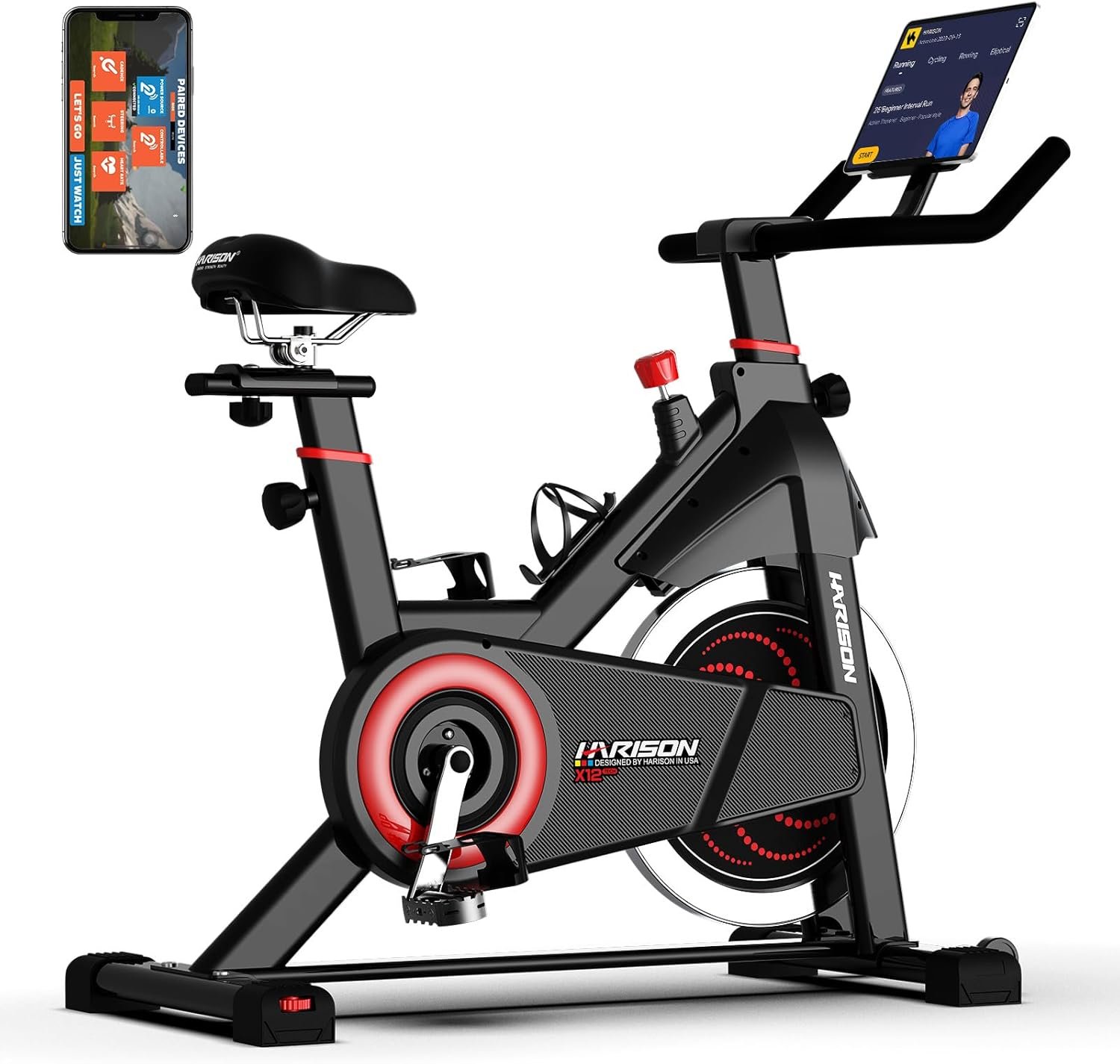 HARISON Exercise Bike Magnetic Stationary Bike for Home Gym 1