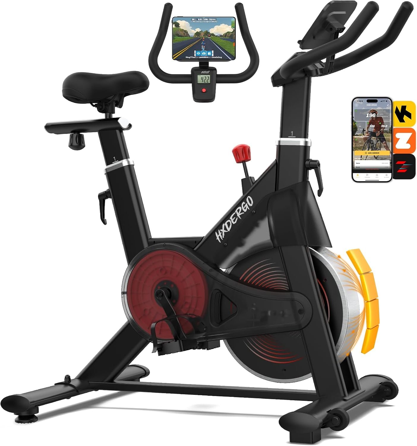 HXD-ERGO Exercise Bike Magnetic Resistance Indoor Bike 1