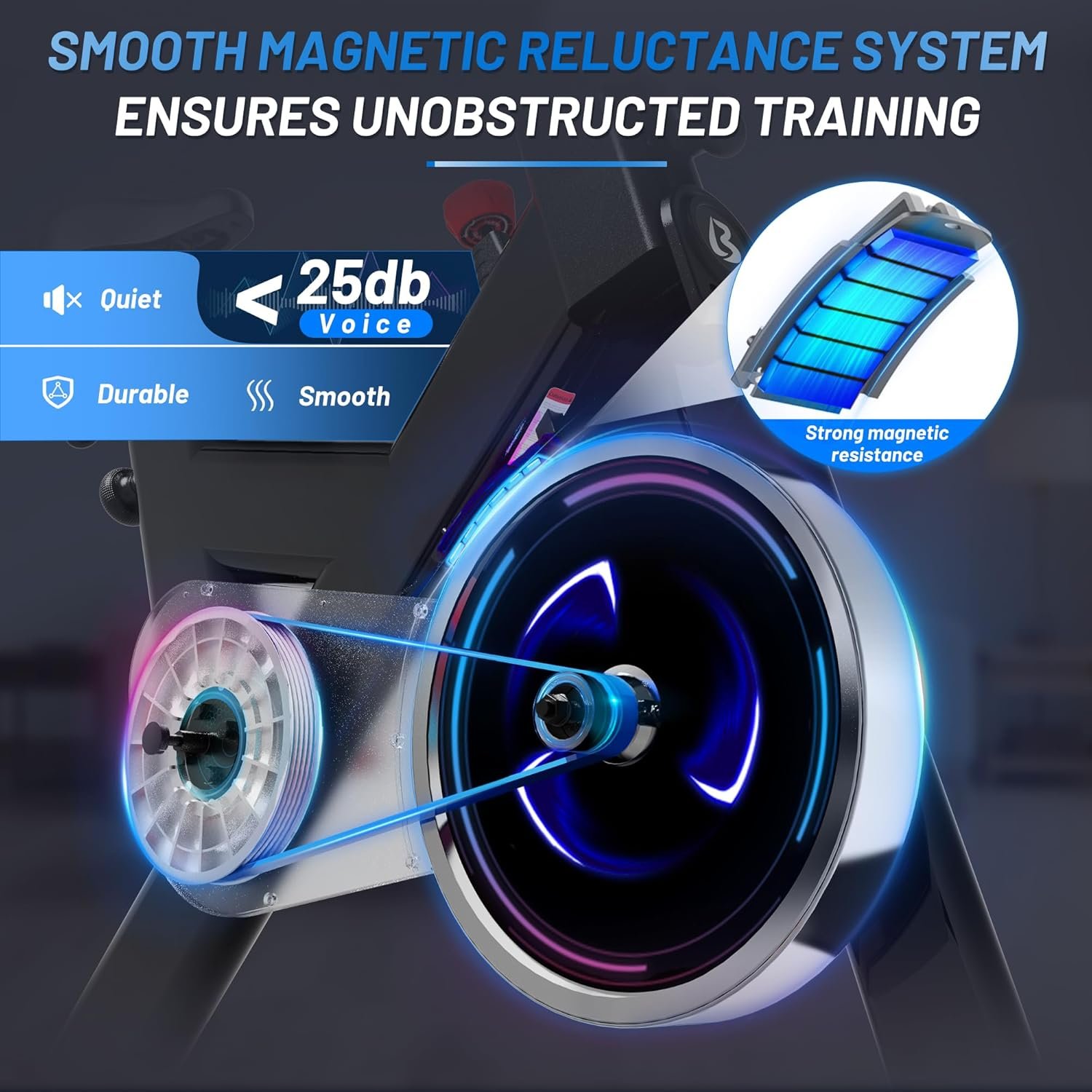 Indoor Exercise Bike Stationary Bike for Home Cardio - Image 4