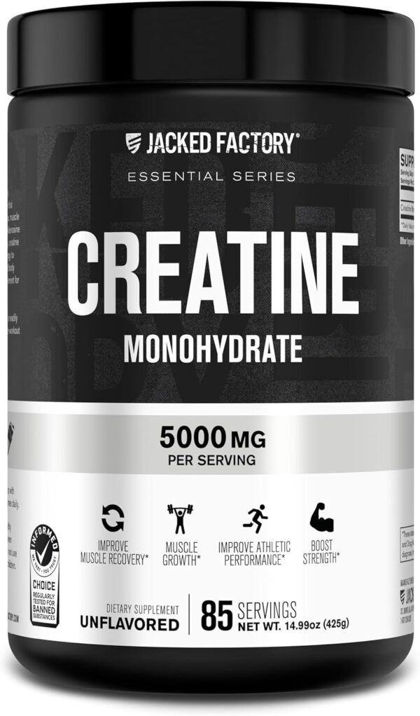 Jacked Factory Creatine Monohydrate Powder 425g 1