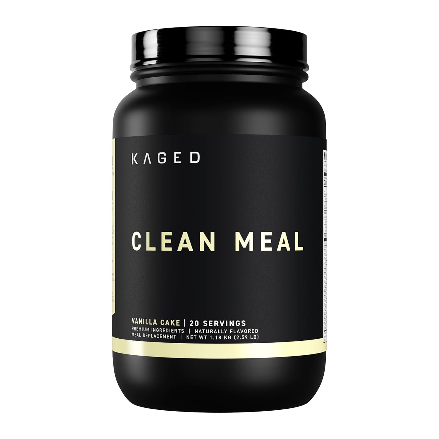 Kaged Clean Meal Powder Vanilla Cake Meal Replacement Shake