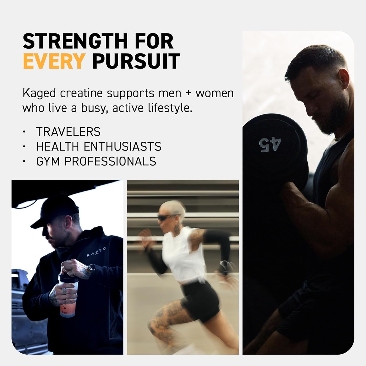 Kaged Creatine Monohydrate Micronized Powder Stick Packs - Image 8