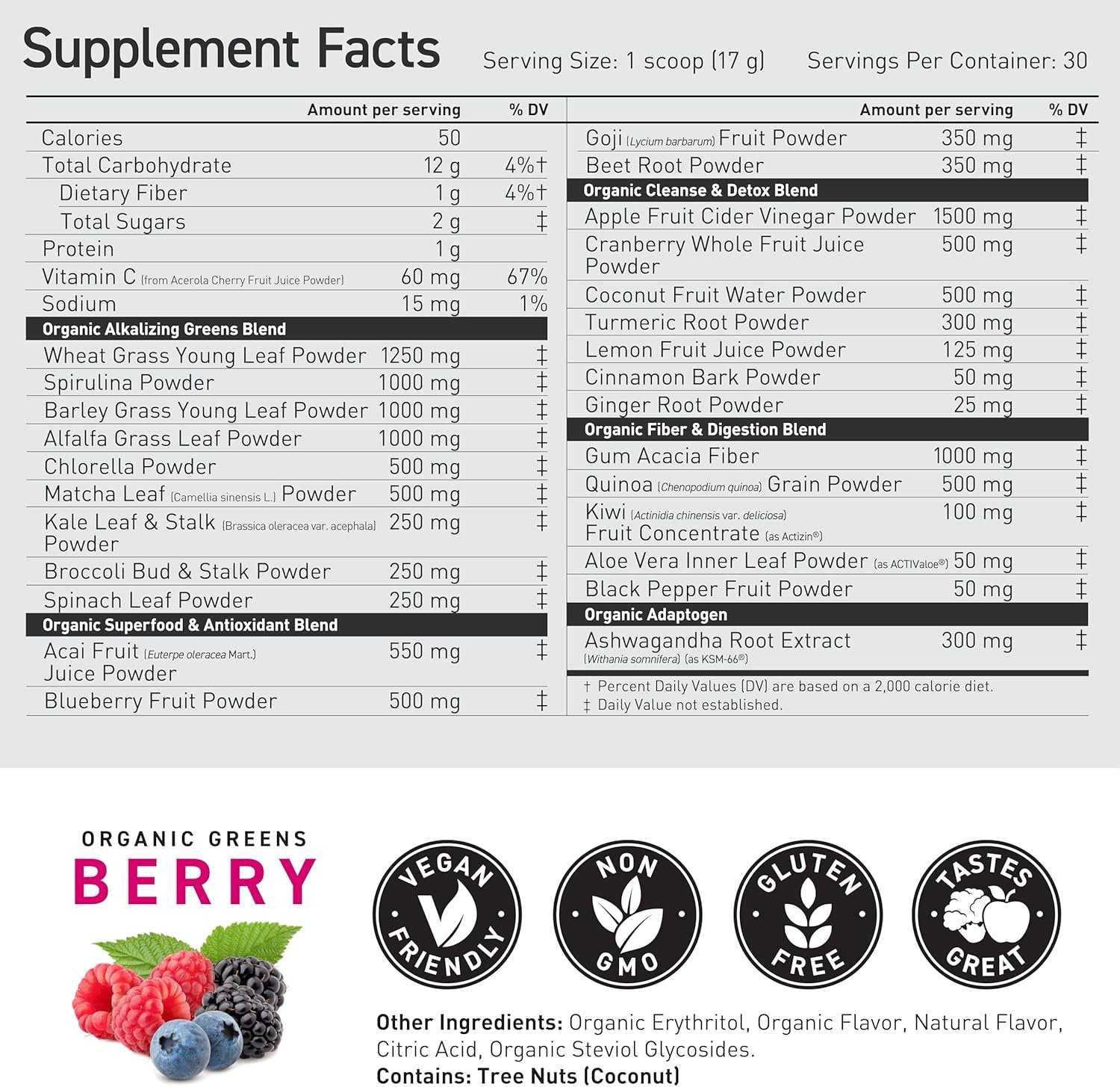 Kaged Organic Greens Superfood Powder - Image 6