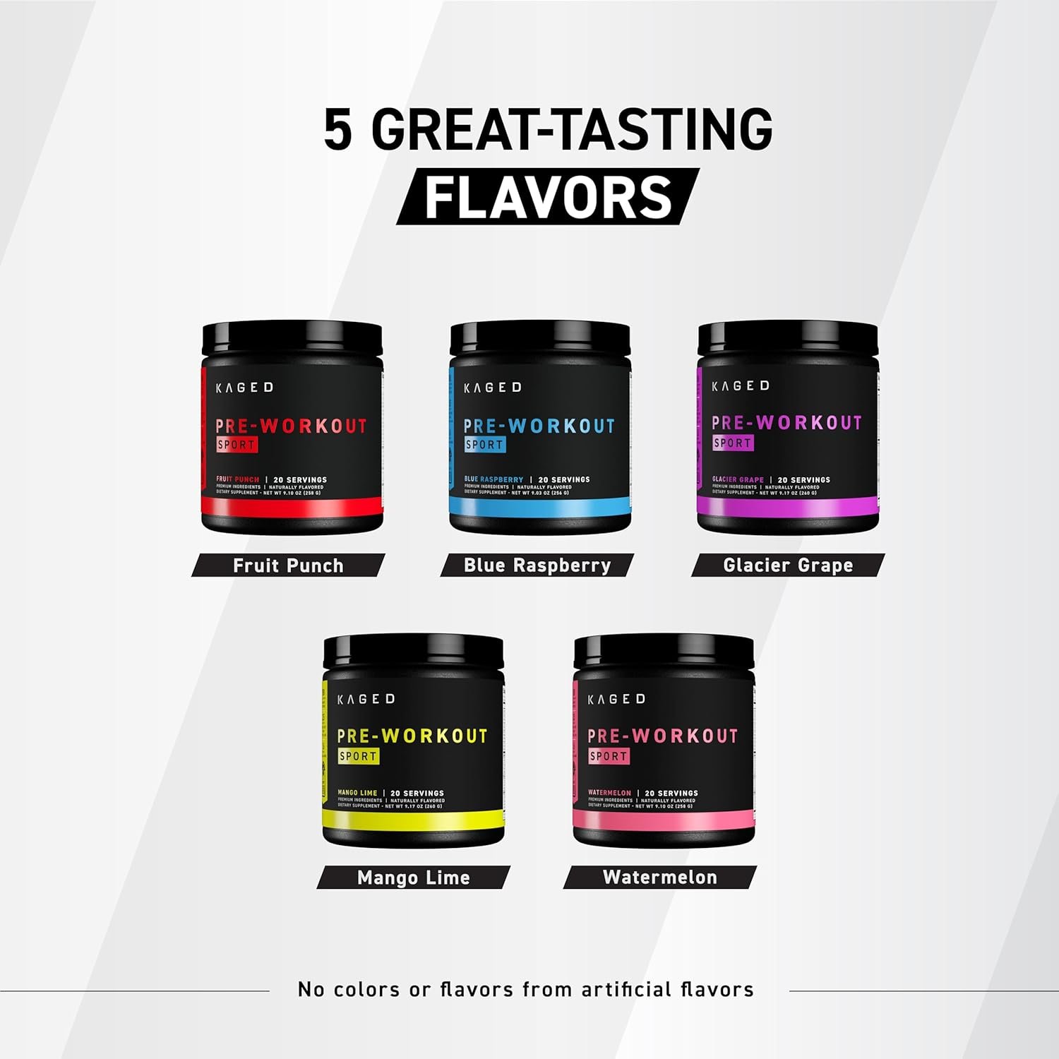 Kaged Sport Pre Workout Powder Fruit Punch - Image 7