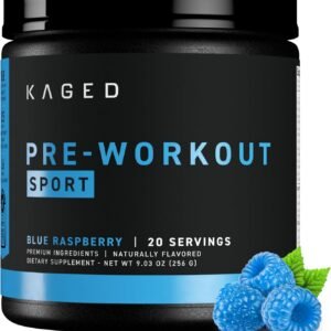 Kaged Sport Pre Workout Powder Blue Raspberry