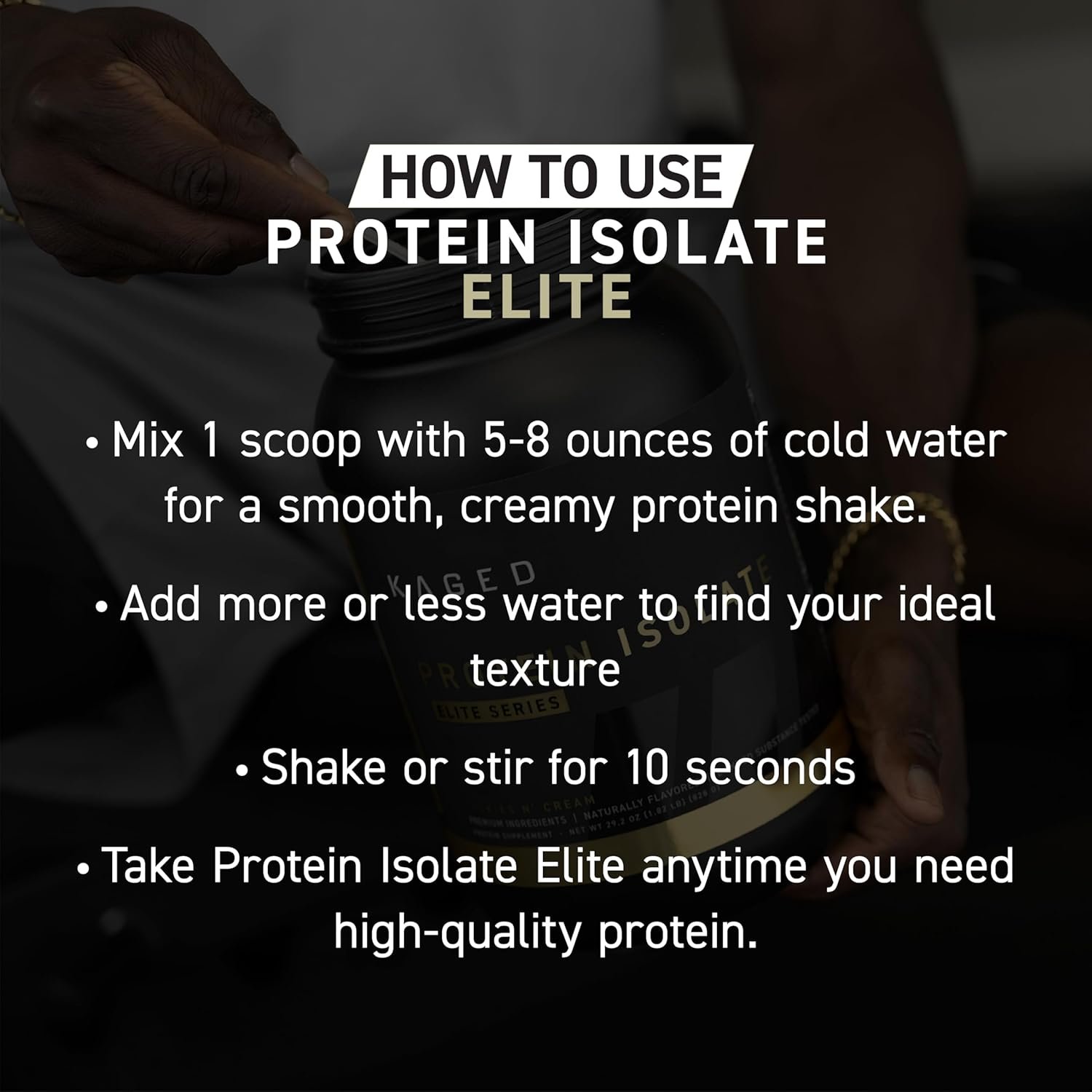 Kaged Whey Protein Isolate Elite Powder - Image 10