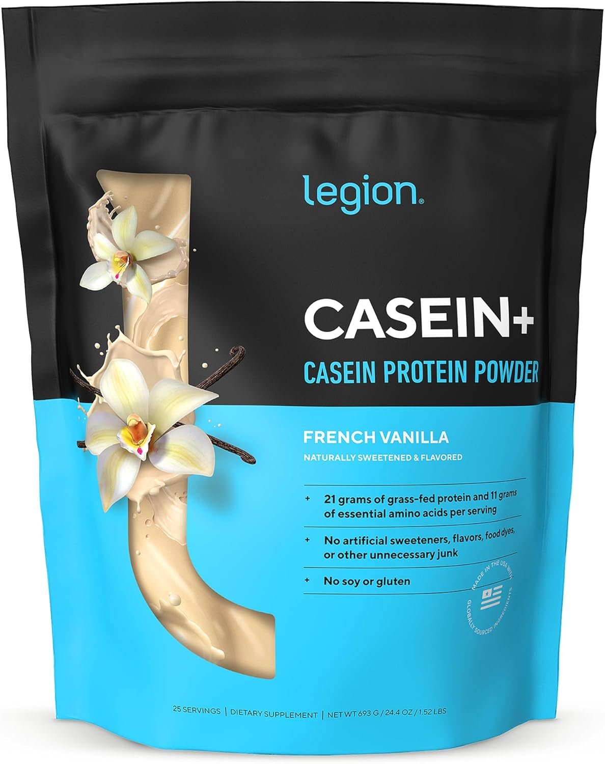 LEGION Casein Protein Powder French Vanilla
