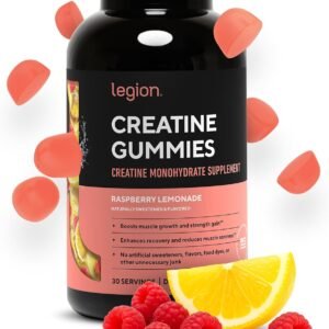 LEGION Creatine Monohydrate Gummies Raspberry Lemonade