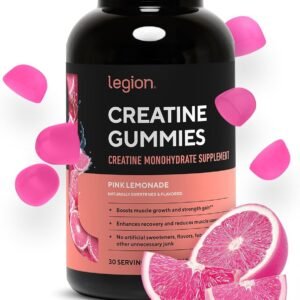 LEGION Creatine Monohydrate Gummies Pink Lemonade