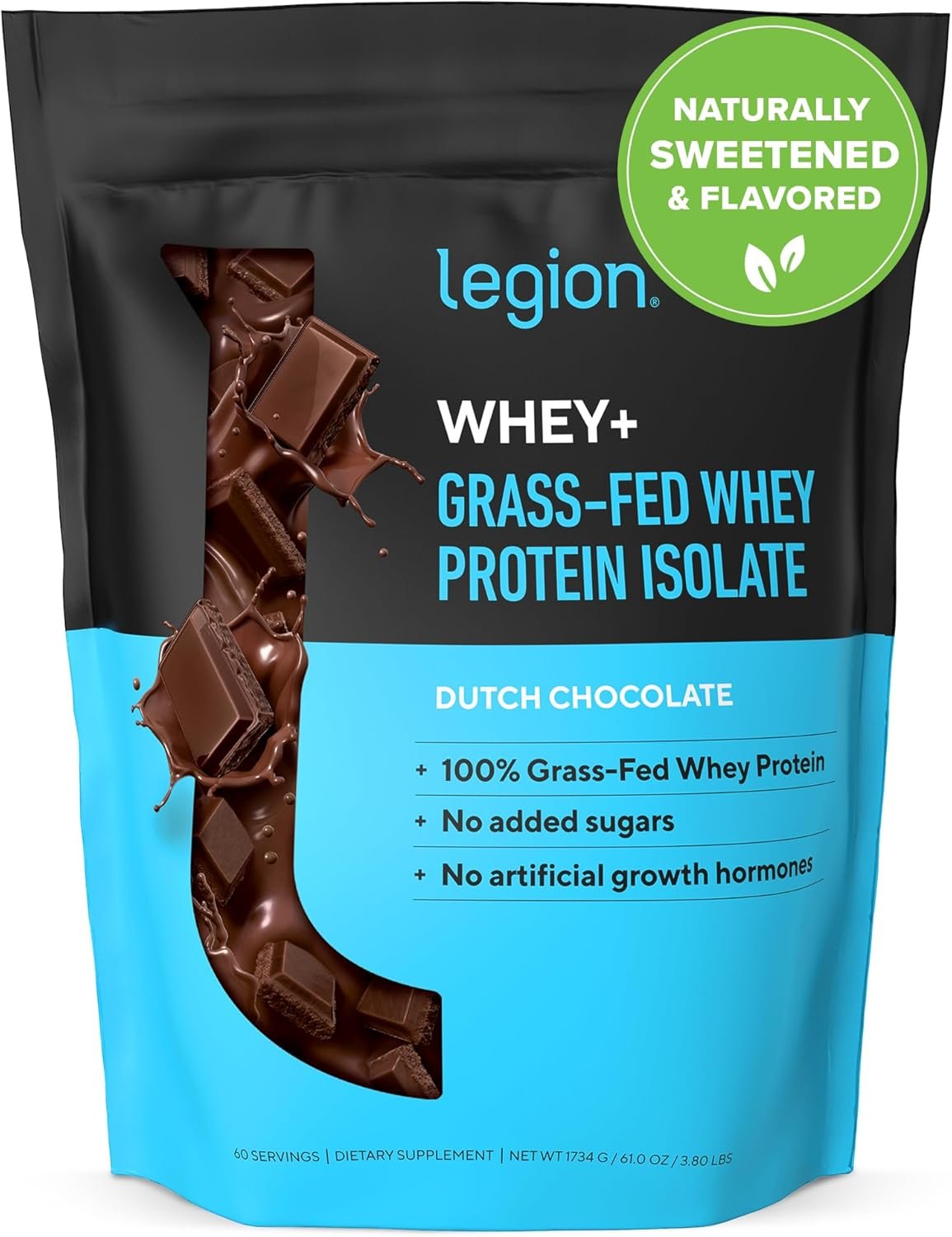 LEGION Whey+ Protein Whey Isolate from Grass Fed Cows