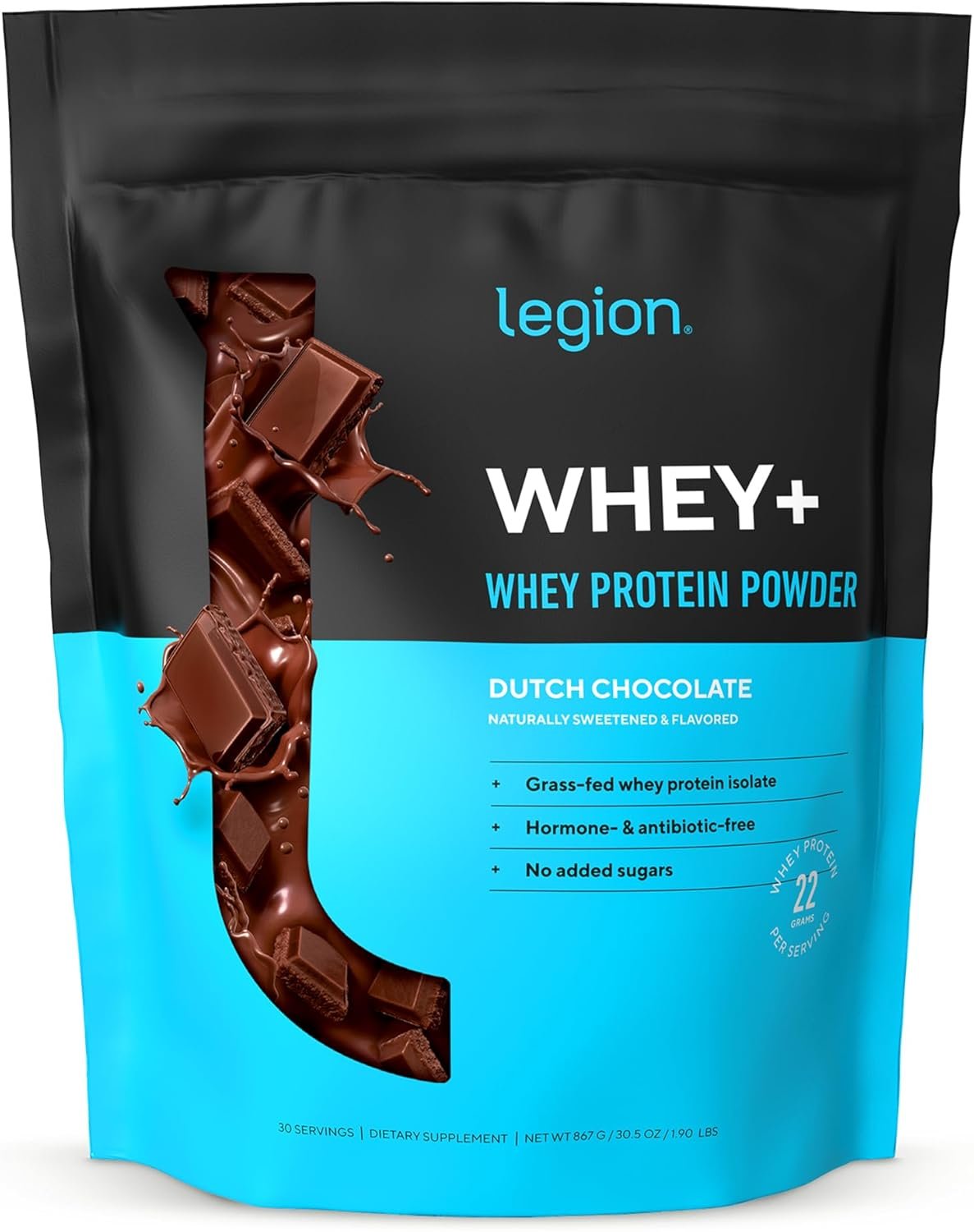 LEGION Whey+ Protein Whey Isolate from Grass Fed Cows