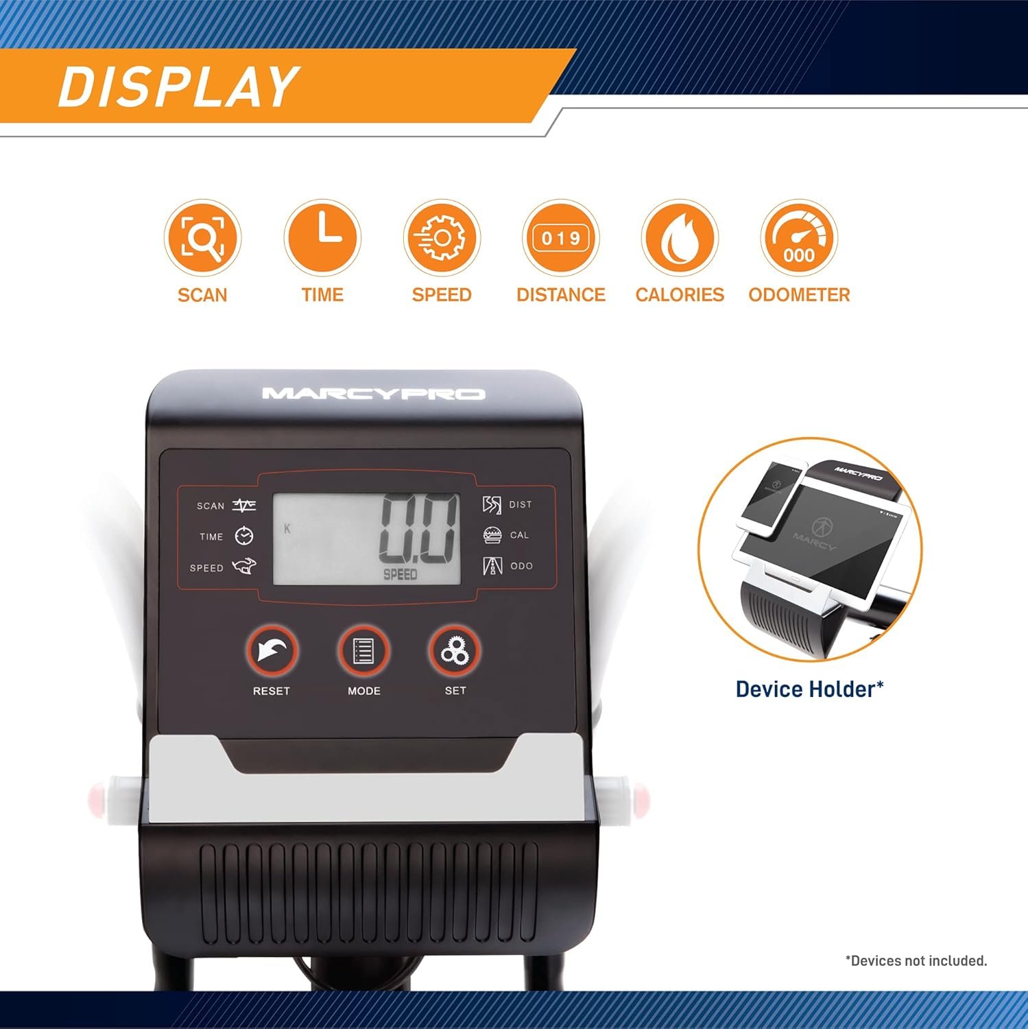 Marcy Dual Action Cross Training Recumbent Exercise Bike - Image 4