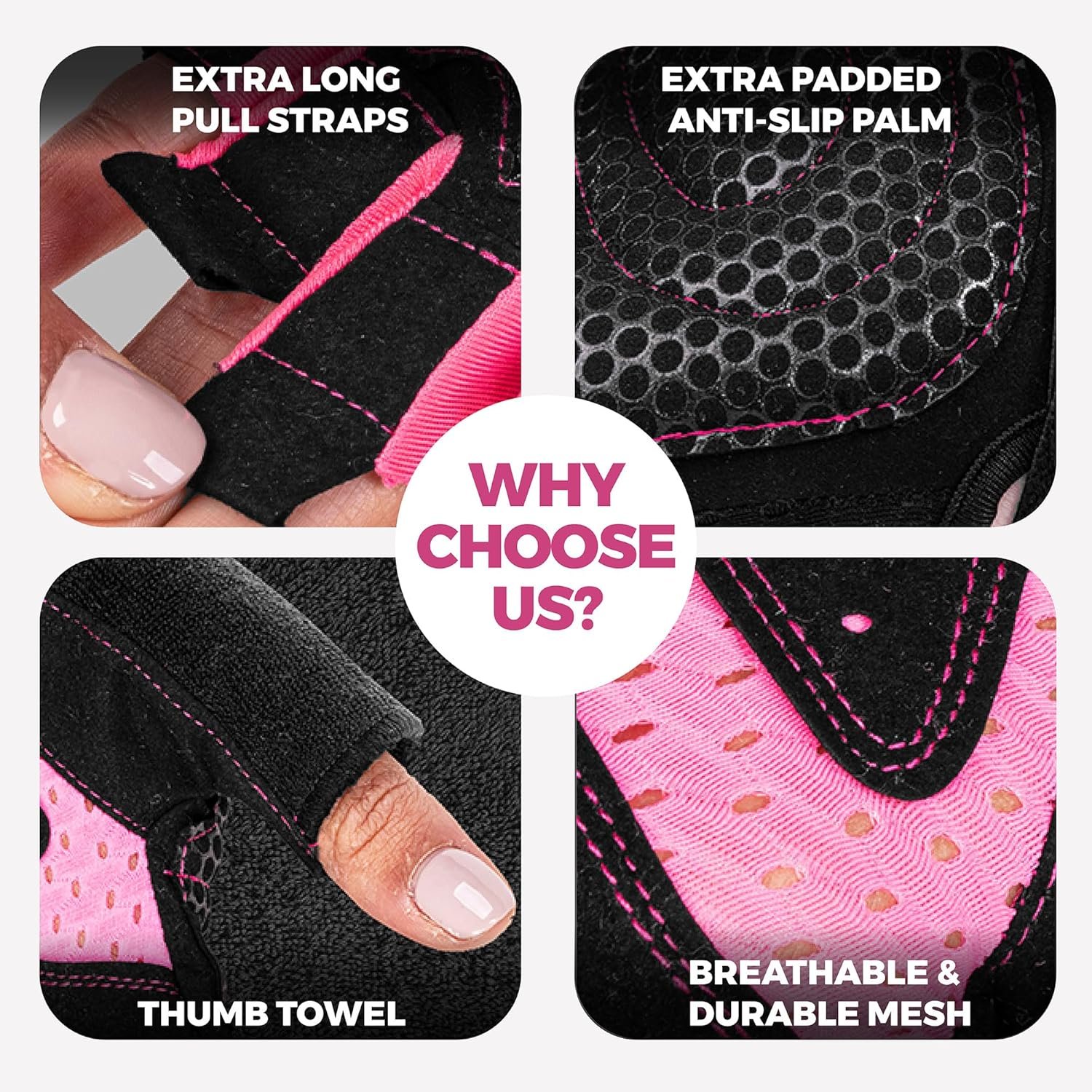 MhIL Workout Gloves for Women - Image 4