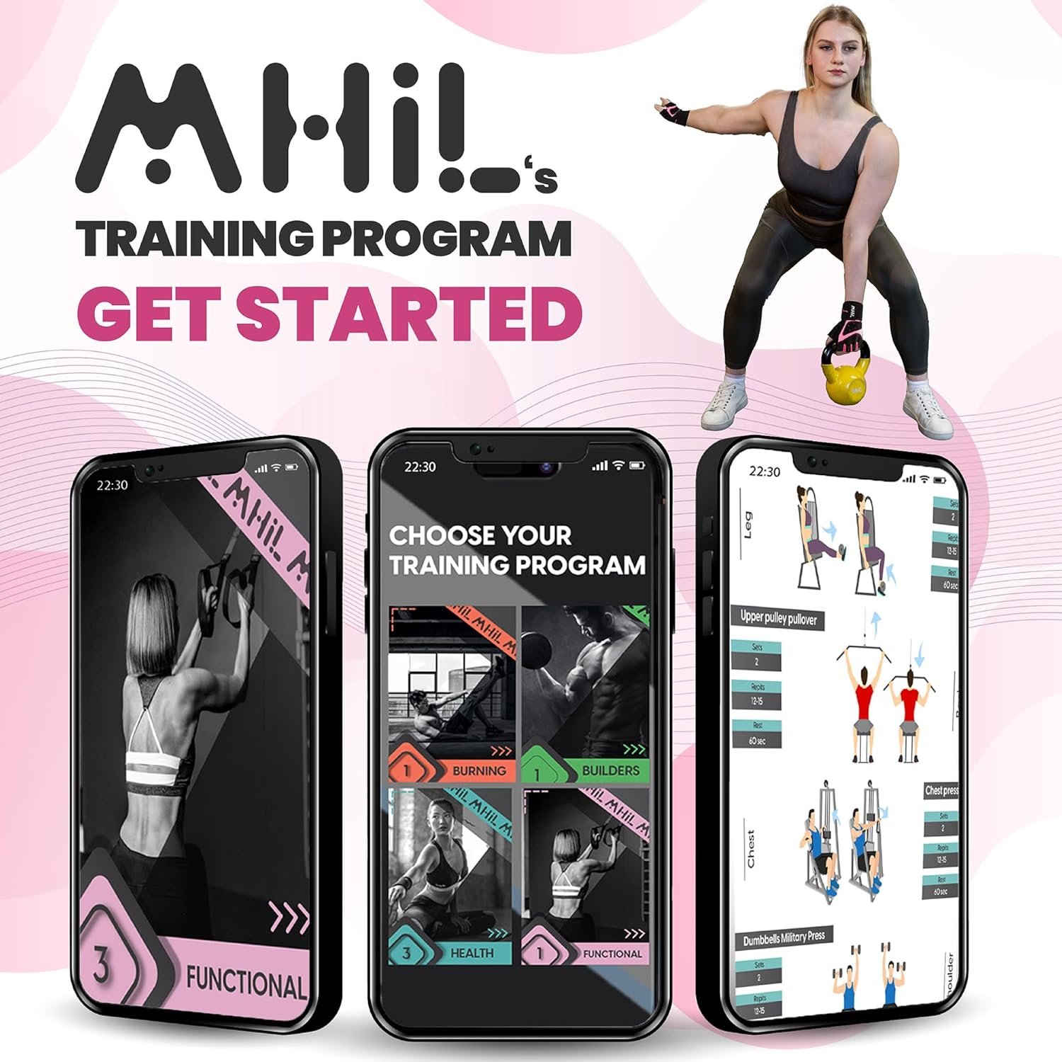 MhIL Workout Gloves for Women - Image 6