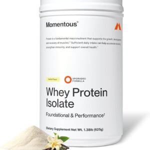 Momentous Essential Grass-Fed Whey Protein Powder