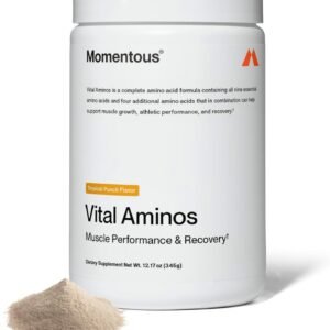 Momentous Vital Aminos Powder Supplement BCAA and EAA
