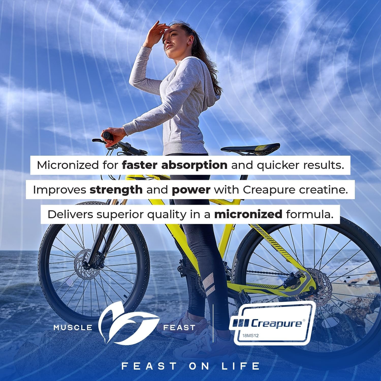 Muscle Feast Creapure Micronized Creatine Monohydrate Powder - Image 8