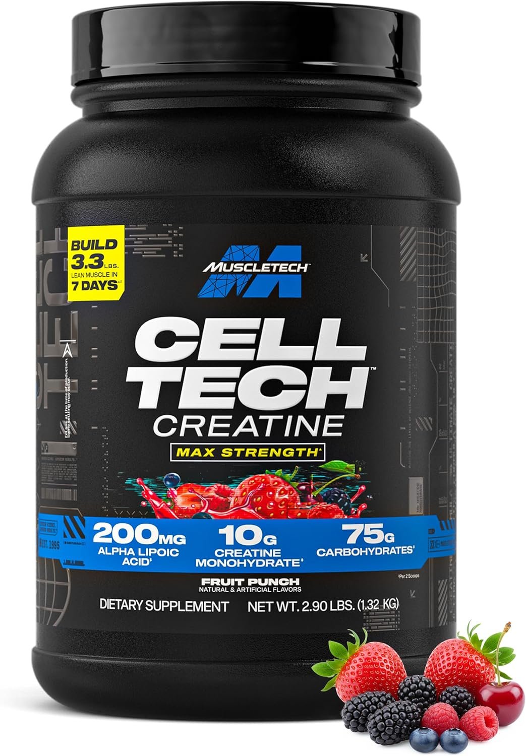 MuscleTech Creatine Monohydrate Powder Cell-Tech Creatine
