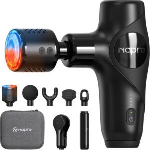 NAPRE 3-in-1 Mini Massage Gun with Heat and Cold 1