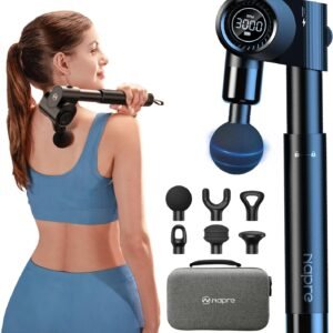 NAPRE Foldable Massage Gun with Extension Handle 1