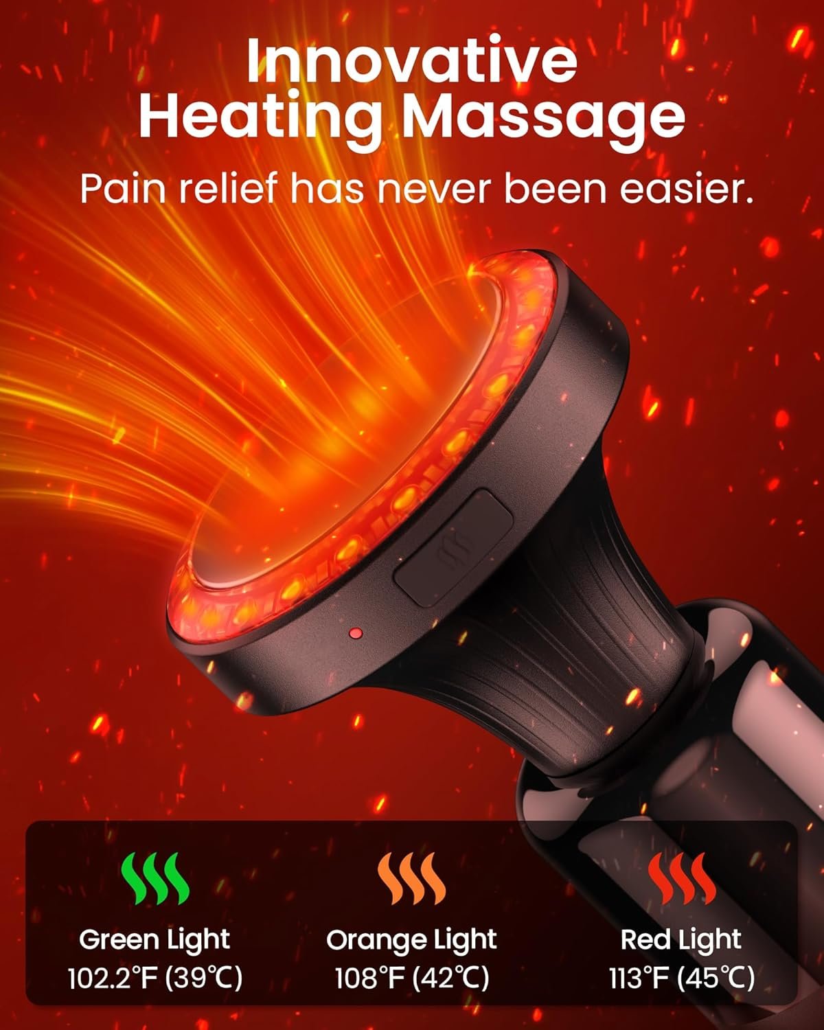 NAPRE Massage Gun with Heat Deep Tissue Handheld - Image 4