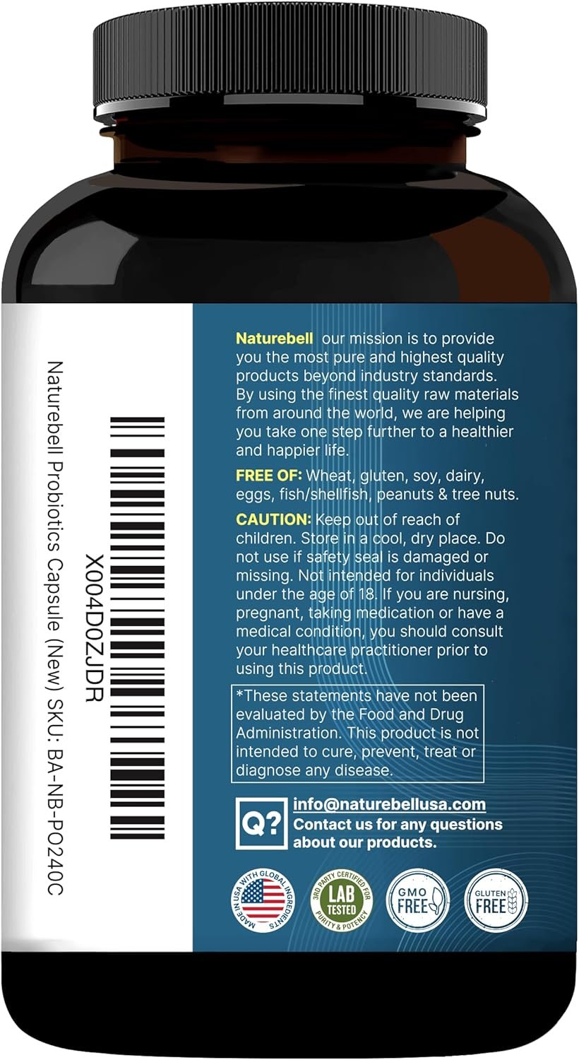 NatureBell Probiotic 200 Billion CFU 40 Strains Per Serving - Image 9