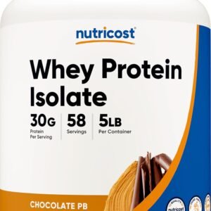 Nutricost Whey Protein Isolate Chocolate Peanut Butter 5 Pound